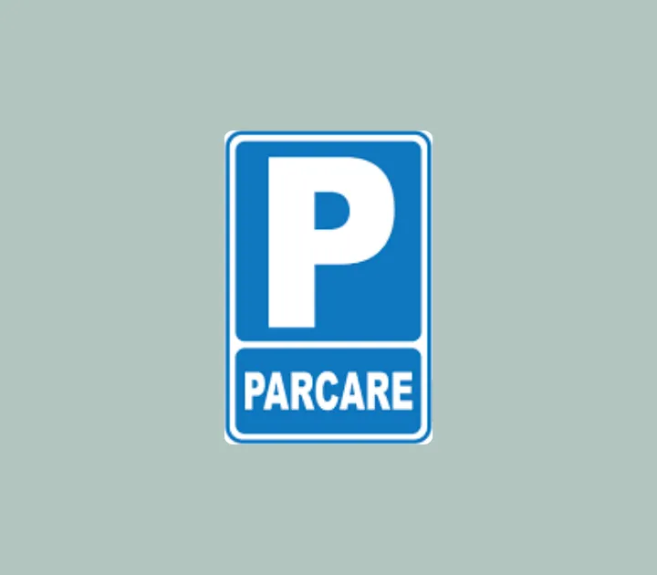 Indicatoare pentru parcări și spații exterioare